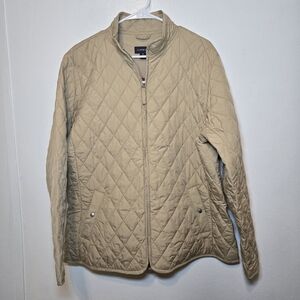 Lands End Womens XL 18/20 Quilted Lightweight Jacket Cozy